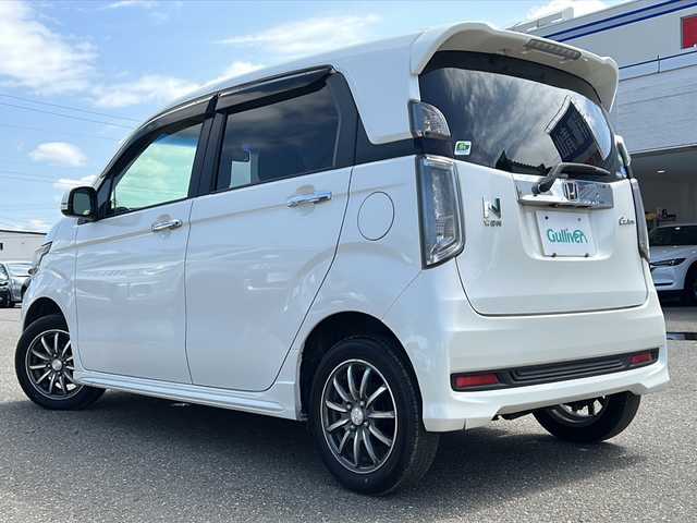 ホンダ Ｎ ＷＧＮ カスタム G Aパッケージ 秋田県 2015(平27)年 8万km プレミアムホワイトパール 純正メモリナビ/純正CD、DVD、BT/バックカメラ/純正14インチAW/ETC/スペアキー/４WD
