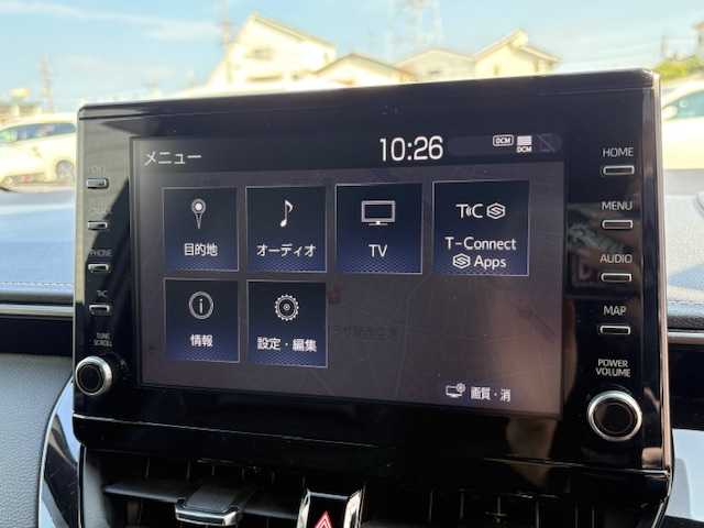 トヨタ カローラツーリング ハイブリッド ダブルバイビー 大阪府 2021(令3)年 4.4万km ブラックマイカ 純正9型ディスプレイオーディオナビ/バックカメラ/フルセグ/ブラインドスポットモニター/トヨタセーフティセンス/シートヒーター/ステアリングヒーター/ハーフレザーシート/純正アルミホイール/ビルトインETC/LEDヘッドライト/プッシュスタート/スマートキー