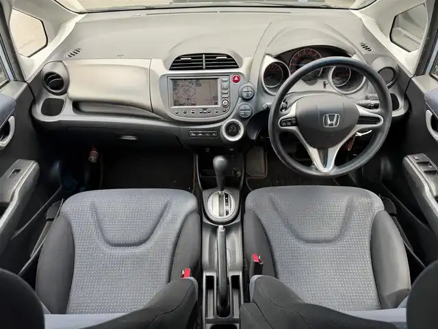 ホンダ フィット L ハイウェイ エディション 滋賀県 2009(平21)年 12.1万km シャーベットブルーメタリック 純正ナビ/CD/DVD/フルセグテレビ/ETC/HIDヘッドライト/オートライト