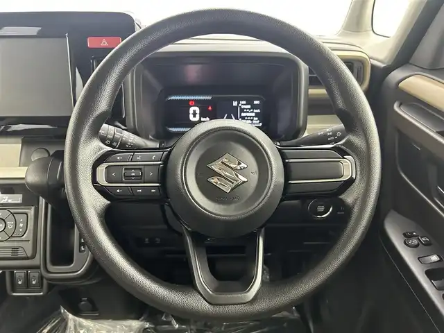 スズキ スペーシア HYBRID X 埼玉県 2023(令5)年 0.1万km オレンジ ツートーンルーフ　デュアルセンサーブレーキサポート　（衝突被害軽減ブレーキ）　両側パワースライドドア　スマート　プッシュスタート　ＬＥＤヘッドライト　オートライト