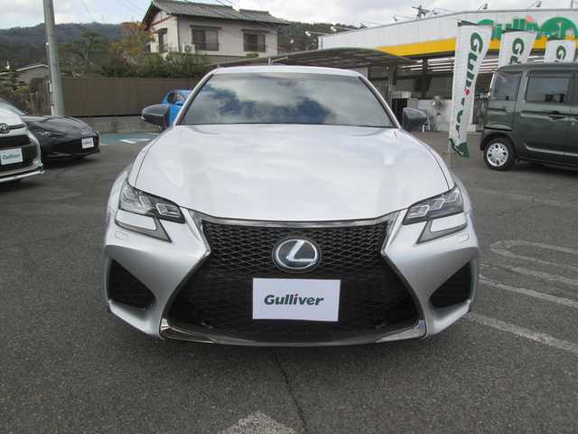 レクサス ＧＳ Ｆ 広島県 2016(平28)年 11.2万km ソニックシルバー セーフティプラス/純正ナビ・フルセグTV/BTオーディオ/レザーシート・パワーシート/F ・Rシートヒーター/エアーシート/LEDオートライト/パドルシフト/パワートランク/レーダークルーズ/マークレビンソンサウンドシステム/純正エンジンスターター/バックカメラ/スマートキー