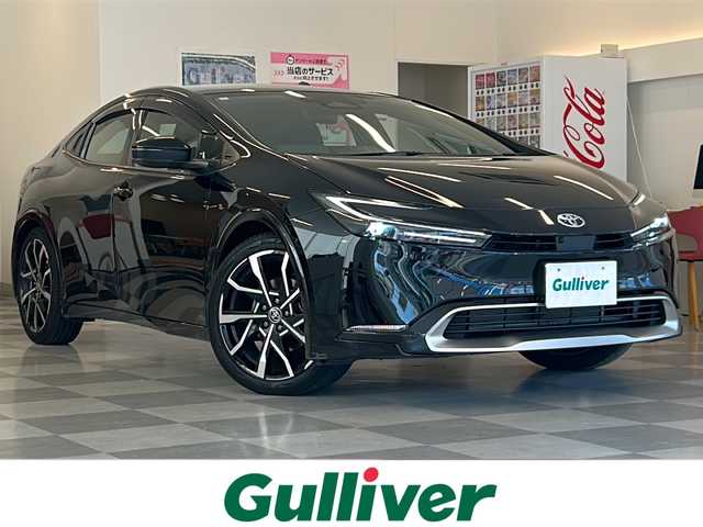 トヨタ プリウス Z 岐阜県 2024(令6)年 1.2万km アティチュードブラックマイカ ワンオーナー/12.3インチディスプレイ（コネクティッドナビ対応）/フルセグTV/Bluetooth/全周囲カメラ/デジタルインナーミラー/レーダークルーズコントロール/前席シートヒーター/前席ベンチレーション/パノラマルーフ/パワーバックドア/ステアリングヒーター/オートマチックハイビーム/車線逸脱警報/ビルトインETC/プラグインHV/保証書
