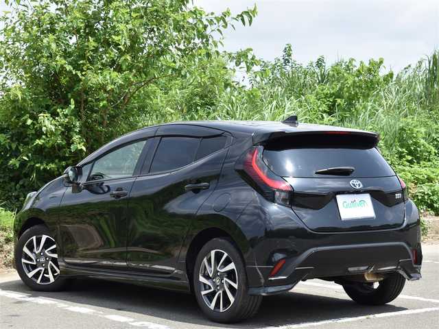 トヨタ アクア Z 福岡県 2021(令3)年 4.1万km ブラックマイカ 純正ディスプレイオーディ/スマートキー/プッシュスタート/パノラマビューカメラ/トヨタセーフティセンス/　・PCS（プリクラッシュセーフティ）/　・LTA（レーントレーシングアシスト）/　・AHB（オートマチックハイビーム）/　・RSA（ロードサインアシスト）/　・レーダークルーズコントロール/　・先行車発進告知機能/ブラインドスポットモニター/運転席パワーシート/純正LEDヘッドライト/純正16インチアルミ/革巻きステアリング/ステアリングスイッチ/モデリスタF/S/Rエアロ/ステアリングヒーター/電動格納ミラー/ETC2．0/保証書/取扱説明書