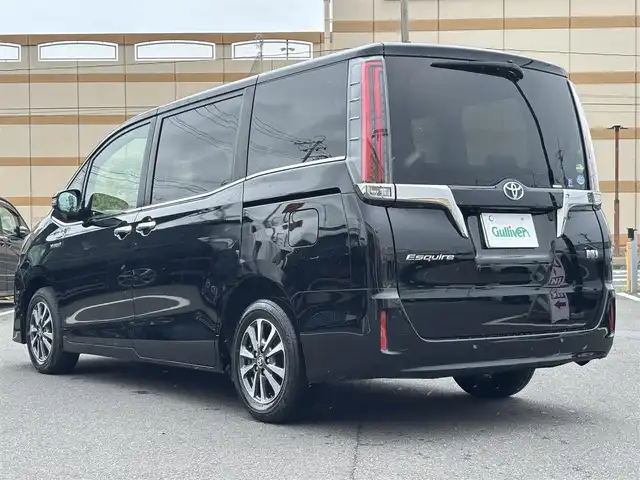 トヨタ エスクァイア ハイブリッド Gi プレミアムパッケージ ブラックテーラード 宮城県 2019(令1)年 5.9万km ブラック 禁煙車アルパイン11インチナビCD/DVD/BT/HDMI/フルセグテレビバックカメラアルパイン１１インチフリップダウントヨタセーフティセンスプリクラッシュセーフティー/オートハイビームクリアランスソナークルーズコントロール/シートヒーター（F/R）ハーフレザーシート/ステアリングリモコンウッドコンビステアリング/LEDライトLEDフォグETCドアバイザー