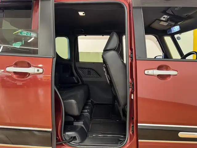 ダイハツ タント カスタム RS セレクション 群馬県 2020(令2)年 4.5万km ブラックマイカメタリック/ファイアークォーツレッドメタリック 2トーン スマートアシスト/ロングスライドシート/純正メモリナビ/　　CD/DVD/BT/フルセグ/USB/iPod/バックカメラ/両側パワースライドドア/レーダークルーズコントロール/LEDオートライト/オートハイビーム/ハーフレザーシート/前席シートヒーター/純正15インチAW/コーナーセンサー/レーンアシスト/オートリトラクタブルミラー/ステアリングスイッチ/アイドリングストップ/横滑り防止装置/サイド・カーテンエアバッグ/スマートキー/ビルトインETC/ターボ