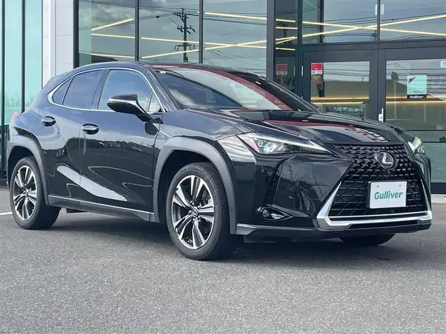レクサス ＵＸ 200 バージョンL 鹿児島県 2019(令1)年 4.5万km グラファイトブラックガラスフレーク サンルーフ/純正ナビ/（Bluetooth/CD/DVD/TV/フルセグ/）/パノラミックビューモニター/クルーズコントロール/LEDオートライト/レザーシート/オートエアコン/アイドリンクストップ/スマートキー/ETC