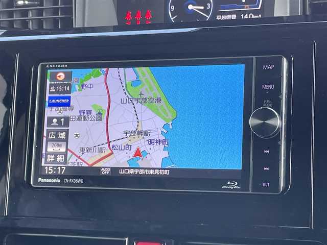 トヨタ ルーミー カスタムG 山口県 2022(令4)年 5.6万km 黒 純正ナビ【CN-RX06WD】/　CD/DVD/BD/AM/FM/フルセグテレビ/Bluetooth/アラウンドビューモニター/ETC/前後ドライブレコーダー/アイドリングストップ/両側パワースライドドア/USB端子/電動パーキングブレーキ/電動格納ウィンカーミラー/コーナーセンサー/純正フロアマット/純正アルミホイール14インチ/後席フラットシート/純正LEDヘッドライト/フォグランプ