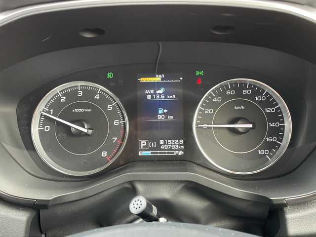 スバル インプレッサ Ｇ４ 2．0i－S アイサイト 山口県 2017(平29)年 5万km ダークブルーパール ワンオーナー/純正8インチSDナビ【CN-LR820D】/・AM/FM/iPod/USB/SD/CD/DVD/Bluetooth/フルセグテレビ/バックカメラ/ETC/純正フロアマット/18インチ純正アルミホイール/LEDヘッドランプ/フォグランプ/オートライト/前席パワーシート/スマートキー/スペアキー/プッシュアップスタート/電動パーキングブレーキ/パドルシフト/アイドリングストップ/アイサイト/・プリクラッシュブレーキ/・全車速追従機能付クルーズコントロール/・AT誤発進抑制制御/・車線逸脱抑制/・車線逸脱警報/・ふらつき警報/取扱説明書/保証書/記録簿