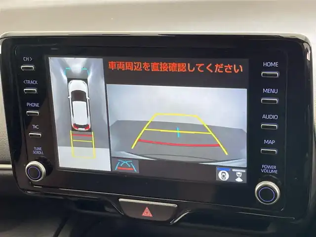 トヨタ ヤリスクロス ハイブリッド Z アドベンチャー 愛知県 2023(令5)年 0.9万km ブラックマイカ/プラチナホワイトパールマイカ 純正８型ＤＡ　パノラミックビューモニター　前後ドラレコ　ＥＴＣ　ｎａｎｏｅＸ　衝突軽減　ＢＳＭ　追従クルコン　ＬＥＤヘッドライト　オートハイビーム　茶ハーフレザー　後退出庫サポート　スマートキー　禁煙車　Clazzioフロアマット