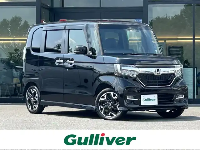 ホンダ Ｎ ＢＯＸ カスタム G L ターボ ホンダセンシング 栃木県 2018(平30)年 1.8万km クリスタルブラックパール ホンダセンシング/純正メモリナビ/フルセグTV/DVD/Bluetooth/バックカメラ/ビルトインETC/両側パワースライドドア/ドライブレコーダー/パドルシフト/アダプティブクルーズコントロール/ステアリングリモコン/スマートキー×2/純正エンジンスターター/LEDヘッドライト/フォグランプ/保証書/取説