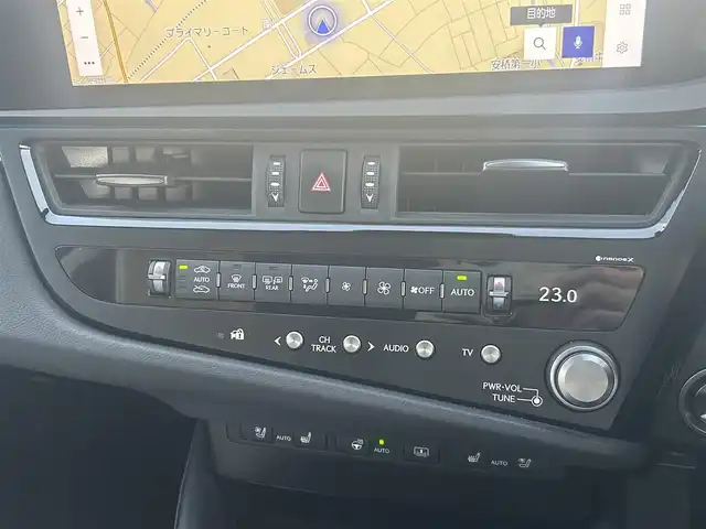 レクサス ＥＳ 300h バージョンL 福島県 2024(令6)年 1.4万km ソニッククォーツ サンルーフ/ワンオーナー/純正ナビ/（フルセグナビ/Bluetooth/USB/FM/AM）/アラウンドビューカメラ/ETC2.0/レーダークルーズコントロール/MTモード付AT/メモリー付パワーシート/シートヒーター/エアーシート/ステアリングヒーター/衝突軽減ブレーキ/横滑り防止機能/レーンアシスト/BSM/AFS/パドルシフト/パワーバックドア/オートビーム/オートハイビーム/カードキー/純正フロアマット