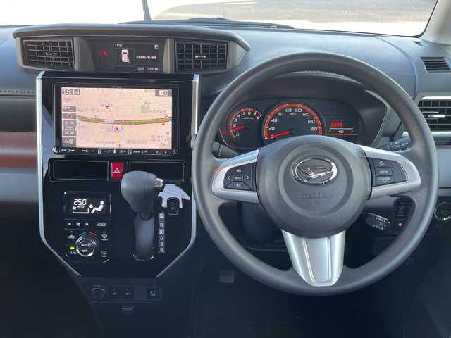 ダイハツ トール G リミテッド SAⅢ 石川県 2018(平30)年 7.3万km ファイアークォーツレッドM アルパイン９型ナビ　フルセグＴＶ　全方位カメラ　両側パワースライド　ＥＴＣ　コーナーセンサー　レーダーブレーキ　スマートキー　プッシュスタート　電動ミラー　クルーズコントロール