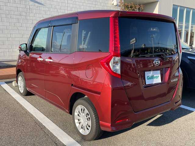 ダイハツ トール G リミテッド SAⅢ 石川県 2018(平30)年 7.3万km ファイアークォーツレッドM アルパイン９型ナビ　フルセグＴＶ　全方位カメラ　両側パワースライド　ＥＴＣ　コーナーセンサー　レーダーブレーキ　スマートキー　プッシュスタート　電動ミラー　クルーズコントロール