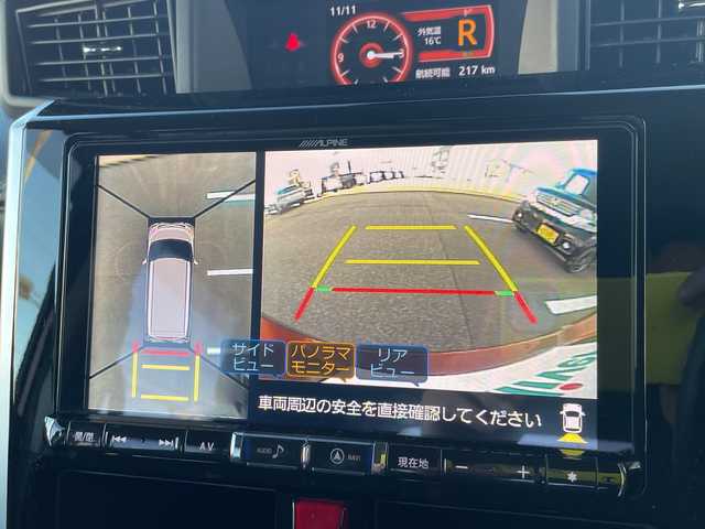 ダイハツ トール G リミテッド SAⅢ 石川県 2018(平30)年 7.3万km ファイアークォーツレッドM アルパイン９型ナビ　フルセグＴＶ　全方位カメラ　両側パワースライド　ＥＴＣ　コーナーセンサー　レーダーブレーキ　スマートキー　プッシュスタート　電動ミラー　クルーズコントロール