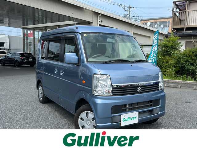 スズキ エブリィ ワゴン JPターボ 埼玉県 2014(平26)年 4.2万km ブリーズブルーメタリック メモリナビ/ワンセグテレビ/パワーアシスト付きラック＆ピニオン/運転席エアバッグ/助手席エアバッグ/ＡＢＳ（アンチロックブレーキ）/サイドインパクトバー/ブレーキアシスト/衝突安全ボディ/EBD/盗難防止装置/可倒式リアシート