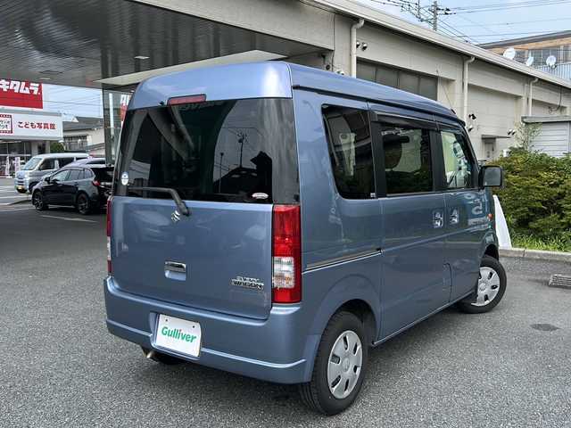 スズキ エブリィ ワゴン JPターボ 埼玉県 2014(平26)年 4.2万km ブリーズブルーメタリック メモリナビ/ワンセグテレビ/パワーアシスト付きラック＆ピニオン/運転席エアバッグ/助手席エアバッグ/ＡＢＳ（アンチロックブレーキ）/サイドインパクトバー/ブレーキアシスト/衝突安全ボディ/EBD/盗難防止装置/可倒式リアシート
