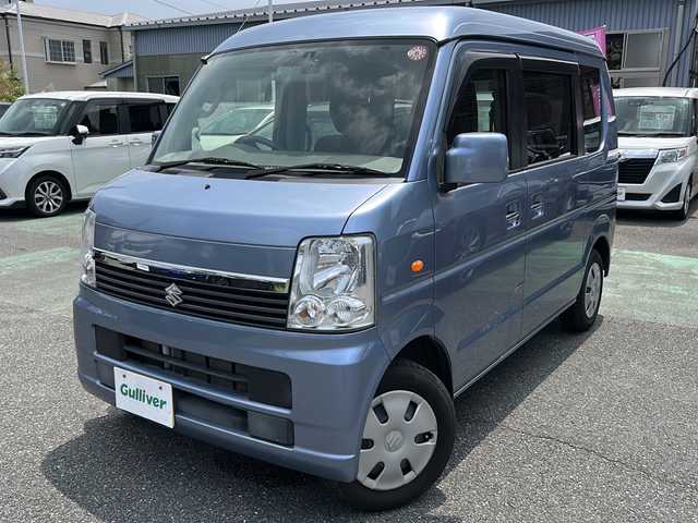 スズキ エブリィ ワゴン JPターボ 埼玉県 2014(平26)年 4.2万km ブリーズブルーメタリック メモリナビ/ワンセグテレビ/パワーアシスト付きラック＆ピニオン/運転席エアバッグ/助手席エアバッグ/ＡＢＳ（アンチロックブレーキ）/サイドインパクトバー/ブレーキアシスト/衝突安全ボディ/EBD/盗難防止装置/可倒式リアシート
