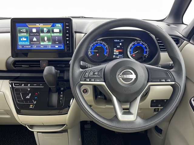 日産 ルークス X 栃木県 2023(令5)年 1.7万km ホワイトパール 純正9インチディスプレイオーディオ/AM FM USB HDMI BT/AppleCarPlay AndroidAuto/ETC/前後ドライブレコーダー/全周囲カメラ/プロパイロット/・衝突軽減ブレーキ/・レーンアシスト/・先行車発進お知らせ/・標識認識機能/・クリアランスソナー/・ふらつき警報/片側パワースライドドア/アイドリングストップ/プラズマクラスター発生装置/オートライト/LEDヘッドライト/オートエアコン/社外14インチアルミホイール/純正フロアマット/スマートキー