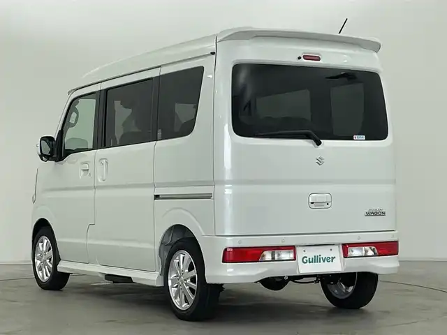 スズキ エブリィ ワゴン PZターボ スペシャル 群馬県 2025(令7)年 0.1千km パールホワイト バックアイカメラ付ディスプレイオーディオ装着車/＝＝＝＝＝＝＝＝＝/デュアルカメラブレーキサポート/Bluetooth/両側パワースライドドア/ステアリングリモコン/シートヒーター/リアコーナーセンサー/LEDヘッドランプ/オートライトシステム/アイドリングストップ/電動オートステップ/14インチアルミホイール/シートバックテーブル