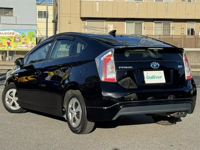 トヨタ プリウス S 千葉県 2014(平26)年 3.5万km ブラック ワンオーナー車/純正8インチナビ/フルセグTV/Bluetooth/バックカメラ/フロントモデリスタエアロ/HIDライト/ETC/W＋サイドエアバッグ/スマートキー/保証書・取説