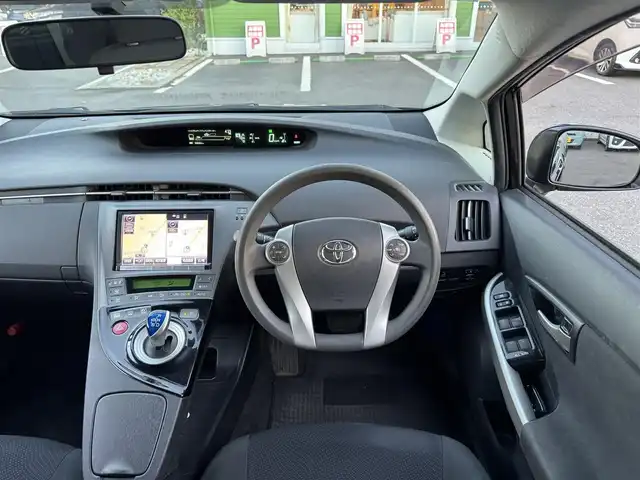 トヨタ プリウス S 千葉県 2014(平26)年 3.5万km ブラック ワンオーナー車/純正8インチナビ/フルセグTV/Bluetooth/バックカメラ/フロントモデリスタエアロ/HIDライト/ETC/W＋サイドエアバッグ/スマートキー/保証書・取説