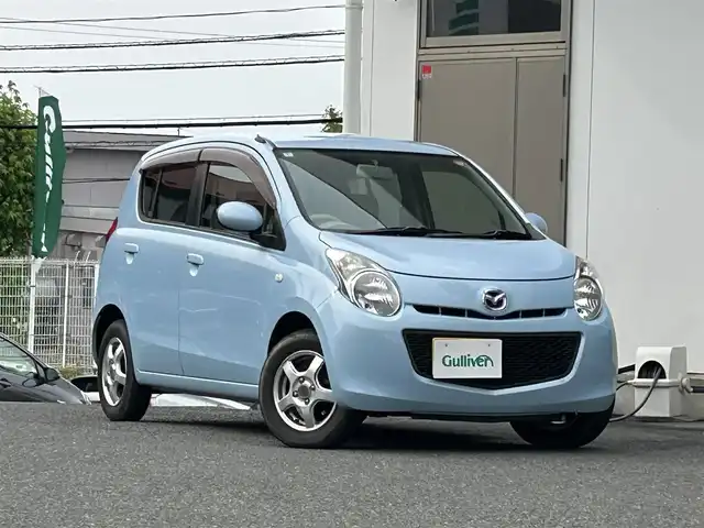 マツダ キャロル GS 宮城県 2010(平22)年 8.3万km エアブルーメタリック ワンオーナー/純正ナビ（CD/VTR/iPod/TV/AM/FM）/スマートキー/サマータイヤ社外AW（145/80R13）/スタッドレスタイヤ社外AW積込（145/80R12）/保証書/記録簿