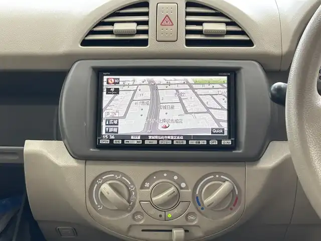 マツダ キャロル GS 宮城県 2010(平22)年 8.3万km エアブルーメタリック ワンオーナー/純正ナビ（CD/VTR/iPod/TV/AM/FM）/スマートキー/サマータイヤ社外AW（145/80R13）/スタッドレスタイヤ社外AW積込（145/80R12）/保証書/記録簿