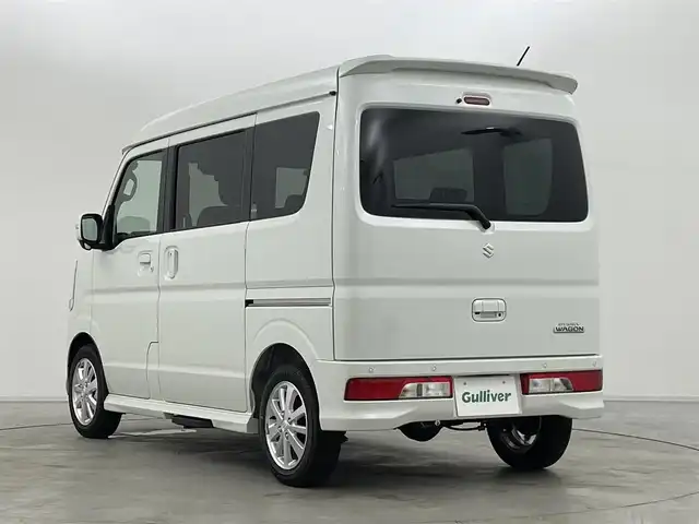 スズキ エブリィ ワゴン PZターボ スペシャル ハイルーフ 群馬県 2025(令7)年 0.1千km パールホワイト バックカメラ付7インチディスプレイオーディオ/（bluetooth/USB/AM/FM）/――――――――――/両側パワースライドドア/LEDヘッドランプ/ETC/電動オートステップ/スズキセーフティサポート/・デュアルカメラブレーキサポート/・誤発進抑制機能/・車線逸脱警報機能/・ふらつき警報機能/・先行車発進お知らせ/・ハイビームアシスト/・リヤパーキングセンサー/ステアリングスイッチ/プッシュスタート/スマートキー/アイドリングストップ