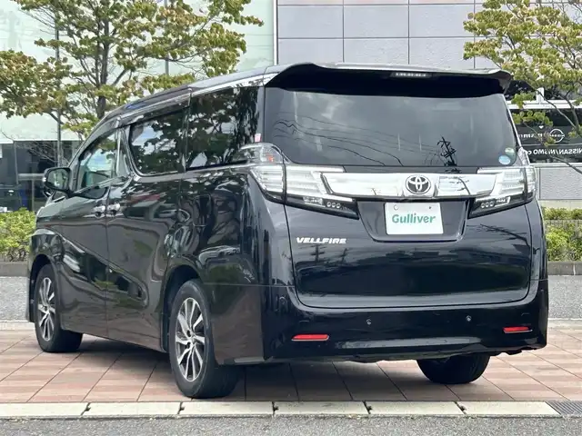 トヨタ ヴェルファイア V 福島県 2017(平29)年 10.5万km バーニングブラッククリスタルシャインガラスフレーク 純正ナビゲーション/型番：NSZT-Y66T/【CD/DVD/SD/BT/TV】/バックカメラ/ビルトインETC/ドライブレコーダー/フリップダウンモニター/両側電動スライドドア/運転席パワーシート/ステアリングリモコン/クルーズコントロール/リアドアサンシェード/LEDオートライト/LEDフォグランプ/純正フロアマット/純正ドアバイザー