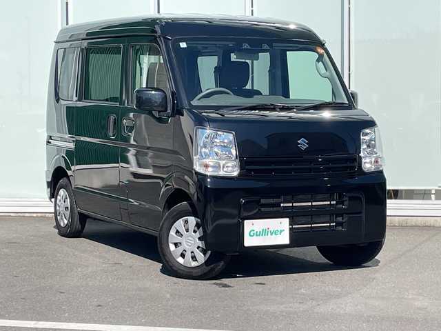 スズキ エブリイ PC 神奈川県 2023(令5)年 3.3万km ブルーイッシュブラックパール3 純正ディスプレイオーディオ/Bluetooth/USB/バックカメラ/両側スライドドア/デュアルカメラブレーキサポート/衝突被害軽減システム/レーンアシスト/オートマチックハイビーム/コーナーセンサー/アイドリングストップ/スペアキー/リモコンキー/純正ラバーフロアマット/スペアタイヤ/ETC/電動格納ミラー/オーバーヘッドコンソール/横滑り防止装置