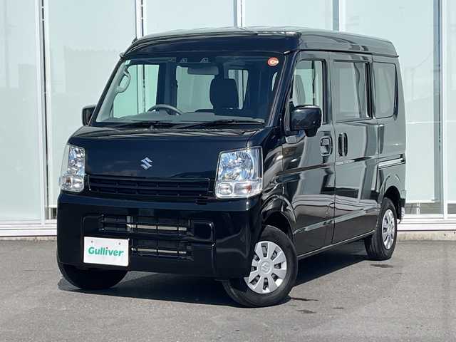 スズキ エブリイ PC 神奈川県 2023(令5)年 3.3万km ブルーイッシュブラックパール3 純正ディスプレイオーディオ/Bluetooth/USB/バックカメラ/両側スライドドア/デュアルカメラブレーキサポート/衝突被害軽減システム/レーンアシスト/オートマチックハイビーム/コーナーセンサー/アイドリングストップ/スペアキー/リモコンキー/純正ラバーフロアマット/スペアタイヤ/ETC/電動格納ミラー/オーバーヘッドコンソール/横滑り防止装置