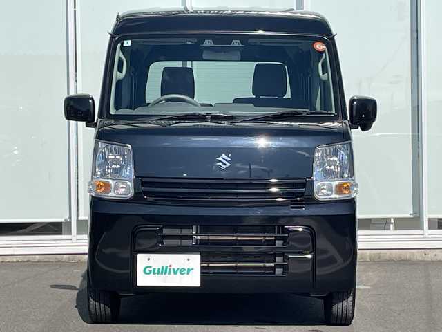 スズキ エブリイ PC 神奈川県 2023(令5)年 3.3万km ブルーイッシュブラックパール3 純正ディスプレイオーディオ/Bluetooth/USB/バックカメラ/両側スライドドア/デュアルカメラブレーキサポート/衝突被害軽減システム/レーンアシスト/オートマチックハイビーム/コーナーセンサー/アイドリングストップ/スペアキー/リモコンキー/純正ラバーフロアマット/スペアタイヤ/ETC/電動格納ミラー/オーバーヘッドコンソール/横滑り防止装置