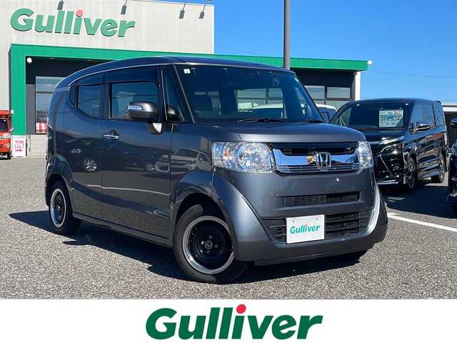 ホンダ Ｎ ＢＯＸ スラッシュ X 島根県 2015(平27)年 7.8万km ポリッシュドメタルメタリック Gathers7インチメモリナビゲーション(VRM-155VFi)/フルセグ BT CD DVD SD HDMI対応/CTBA/バックカメラ/クルーズコントロール/D/N席シートヒーター/ハンドルヒーター/ワイヤレス充電/社外前後ドライブレコーダー(AKY-E1)/アイドリングストップ/AUTOライト/キセノンライト/ETC/革巻きステアリング/ステアリングリモコン/ISOFIX/シートリフター/純正フロアマット/ドアバイザー/電動格納ミラー/ウィンカーミラー/ECON