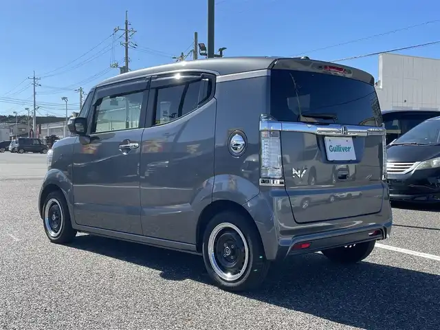 ホンダ Ｎ ＢＯＸ スラッシュ X 島根県 2015(平27)年 7.8万km ポリッシュドメタルメタリック Gathers7インチメモリナビゲーション(VRM-155VFi)/フルセグ BT CD DVD SD HDMI対応/CTBA/バックカメラ/クルーズコントロール/D/N席シートヒーター/ハンドルヒーター/ワイヤレス充電/社外前後ドライブレコーダー(AKY-E1)/アイドリングストップ/AUTOライト/キセノンライト/ETC/革巻きステアリング/ステアリングリモコン/ISOFIX/シートリフター/純正フロアマット/ドアバイザー/電動格納ミラー/ウィンカーミラー/ECON