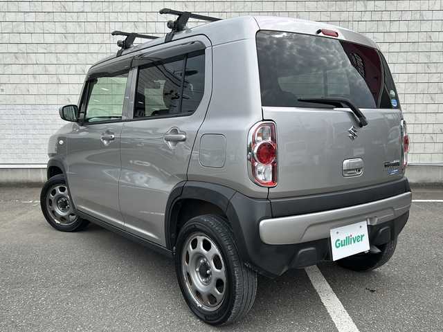 スズキ ハスラー G ターボ 秋田県 2018(平30)年 5.6万km スチールシルバーM ・4WD/・ターボ/・社外ナビ/・フルセグTV/・Bluetooth/・CD、DVD再生機能有/・社外ETC/・レーダーブレーキサポート/・アイドリングストップ/・キノセンヘッドランプ/・オートライト/・純正15インチスチールホイール/・シートヒーター/・純正フロアマット/・スマートキー/・スペアキー１本有