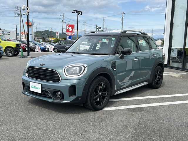 ＭＩＮＩ ＢＭＷ ミニ クロスオーバー クーパー D エッセンシャルトリム 岐阜県 2022(令4)年 3.7万km グレー 純正ナビ　/バックカメラ　/ディーゼル　/ターボ　/ルーフレール　/ＬＥＤヘッドライト　/クルコン　/スマートキー　/ハーフレザーシート　/シートヒーターＤ＋Ｎ席　/前後ドラレコ　/純正ＡＷ　/ワンオーナー　/ＭＴ付きＡＴ
