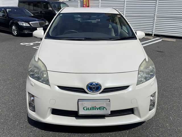 トヨタ プリウス S ツーリングセレクション 広島県 2010(平22)年 10.8万km ホワイトパールクリスタルシャイン