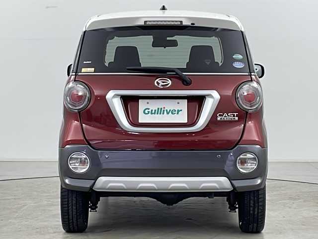 ダイハツ キャスト アクティバ G ターボ SAⅡ 道央・札幌 2015(平27)年 3.5万km ファイアークォーツレッドM ・4WD/・純正ナビ/・純正エンジンスターター/・フルセグテレビ/・バックカメラ/・後方コーナーセンサー/・ETC/・衝突軽減システム/・レーンキープアシスト/・横滑り防止装置/・プッシュスタート