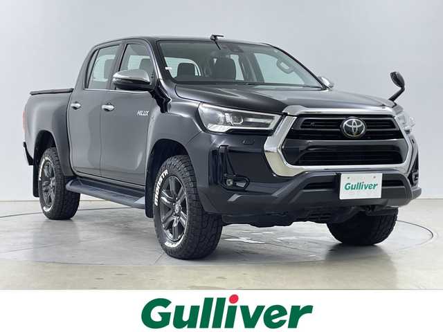 トヨタ ハイラックス Z 道央・札幌 2021(令3)年 4.3万km 黒 ・４WD /ディーゼルターボ/・トヨタセーフティセンス/・プリクラッシュセーフティ/・レーダークルーズコントロール/・アルパイン11インチフローティングナビ/・DVD.CD.SD.BLuetooth/・フルセグ/バックカメラ /・LEDライト/オートライト/・アイドリングストップ/・スマートキー/プッシュスタート/・ビルトインETC