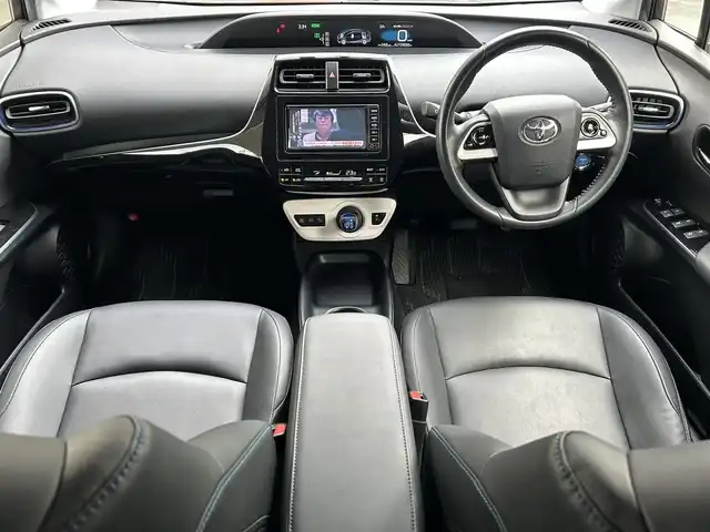 トヨタ プリウス S ツーリングセレクション 群馬県 2017(平29)年 12.5万km エモーショナルレッド ワンオーナー/メモリナビ/Bluetooth/ハーフレザーシート/シートヒーター/スマートキー /プッシュスタート/LEDヘッドライト/ビルトインETC/アイドリングストップ/純正１７インチアルミホイール