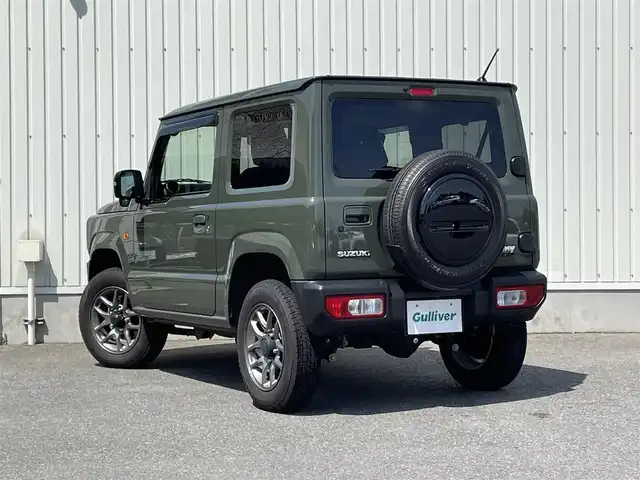 スズキ ジムニー XC 山形県 2023(令5)年 1.4万km ジャングルグリーン 4WD/衝突軽減ブレーキ/レーンアシスト/メモリナビ/　【CD DVD SD USB BT】/フルセグTV/バックカメラ/ETC/ドライブレコーダー/ステアリングスイッチ/クルーズコントロール/シートヒーター/ミラーヒーター/LEDライト/フォグランプ/ウィンカーミラー/純正フロアマット/ドアバイザー/スペアキーあり