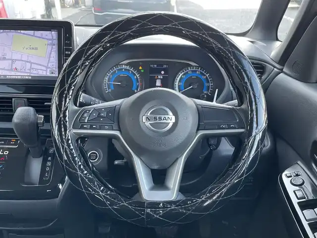日産 ルークス ハイウェイスター X 東京都 2020(令2)年 3.1万km ブラック 純正ナビ/アラウンドビュー/エマージェンシーブレーキ/車線逸脱警報/ソナー/両側電動スライドドア/アイドリングストップ/横滑り防止措置/ステアリングスイッチ/ETC/ドライブレコーダー/スマートキー