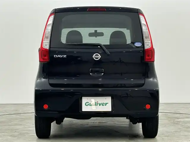 日産 デイズ J 福岡県 2014(平26)年 7.5万km ブラック 社外ＳＤナビ（Ｂｌｕｅｔｏｏｔｈ，フルセグＴＶ）　/ＥＴＣ　/横滑り防止装置　/電動格納式ドアミラー　/純正フロアマット　/ドアバイザー　/リモコンキー