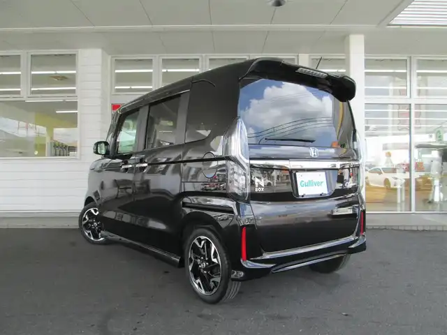 ホンダ Ｎ ＢＯＸ カスタム G L ターボ ホンダセンシング 千葉県 2019(平31)年 1.5万km クリスタルブラックパール ワンオーナー/純正SDナビ、フルセグTV/バックカメラ/オーディオ【BT/CD/USB/iPod/AUX】/両側パワースライドドア/ホンダセンシング/LEDヘッドライト&LEDフォグ/ブラック塗装+切削15インチ純正アルミホイール/追従型クルーズコントロール/チップアップシート/ドライブレコーダー/レーンキープアシスト/横滑り防止装置/ビルトインETC/保証書/取扱説明書/スペアキー