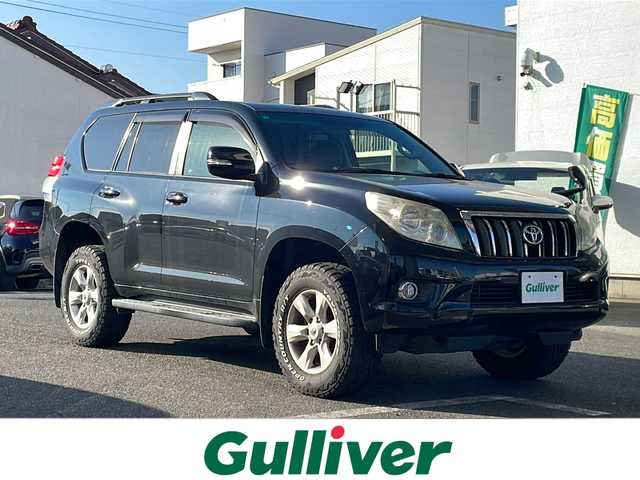 トヨタ ランドクルーザー プラド TX 愛知県 2013(平25)年 17.3万km ブラック ワンオーナー/社外メモリナビ/【フルセグ・DVD再生可・CD・Bluetooth】/バックカメラ/ETC/４WD/横滑り防止機能/プッシュスタート/スマートキー/スペアキーあり/電動格納ミラー/ウィンカーミラー/純正フロアマット/ドアバイザー/新車保証書/取扱説明書