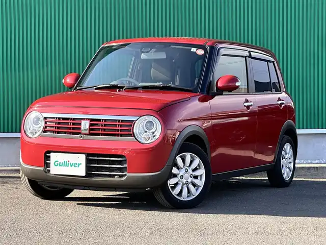 スズキ ラパン F リミテッド 宮城県 2017(平29)年 13.1万km フェニックスレッドパール メモリーナビゲーションセット/・メモリーナビ/・CD/DVD/・フルセグTV/・Bluetooth/・全方位モニター/・USB端子/AUX端子/・ステアリングスイッチ/＝＝＝/ワンオーナー/レーダーブレーキサポート（衝突被害軽減ブレーキ）/ETC/ナノイー搭載フルオートエアコン/シートヒーター/プレミアムUV&IRカットガラス（フロントドア／日焼け対策）/キーレスプッシュスタートシステム/14インチアルミホイール/ディスチャージヘッドランプ（HID）/オートライトシステム/純正フロアマット/電動格納ミラー