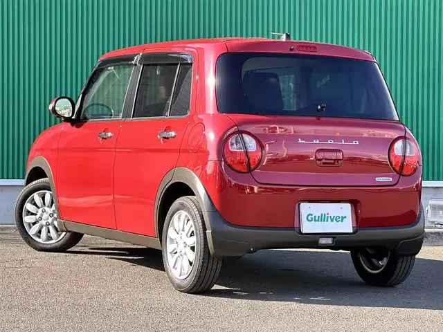 スズキ ラパン F リミテッド 宮城県 2017(平29)年 13.1万km フェニックスレッドパール メモリーナビゲーションセット/・メモリーナビ/・CD/DVD/・フルセグTV/・Bluetooth/・全方位モニター/・USB端子/AUX端子/・ステアリングスイッチ/＝＝＝/ワンオーナー/レーダーブレーキサポート（衝突被害軽減ブレーキ）/ETC/ナノイー搭載フルオートエアコン/シートヒーター/プレミアムUV&IRカットガラス（フロントドア／日焼け対策）/キーレスプッシュスタートシステム/14インチアルミホイール/ディスチャージヘッドランプ（HID）/オートライトシステム/純正フロアマット/電動格納ミラー