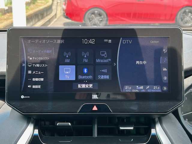 トヨタ ハリアー Z 愛知県 2021(令3)年 4.3万km ホワイトパールクリスタルシャイン ワンオーナー/純正12.3インチディスプレイナビ/フルセグ/AppleCarPlay/AndroidAuto/バックカメラ/モデリスタエアロ（フロント/サイド/リアアンダー）/JBLプレミアムサウンド/デジタルインナーミラー/ハンズフリーパワーバックドア/カラーヘッドアップディスプレイ/セーフティセンス/レーダークルーズコントロール/プリクラッシュセーフティ/ブラインドスポットモニター/LEDオートヘッドランプ/純正19インチアルミ/革巻きステアリング/合皮/ファブリックコンビシート/パワーシート/スマートエントリー/ビルトインETC2.0