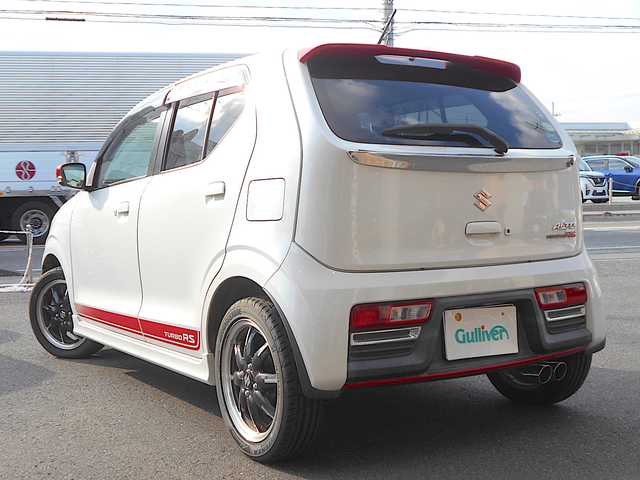 スズキ アルト ターボRS 栃木県 2016(平28)年 2.3万km パールホワイト ワンオーナー /4WD・ターボ/レーダーブレーキサポート/社外メモリーナビ・ワンセグTV/    (MDV-D303)/プッシュスタート/スマートキー/前席シートヒーター/アイドリングストップ/純正15インチアルミホイール/HIDヘッドライト/フォグランプ/オートライト/ウインカーミラー/革巻きステアリング/ステアリングスイッチ/マニュアルモード/パドルシフト/Wエアバッグ/ABS/新車保証書/取扱説明書