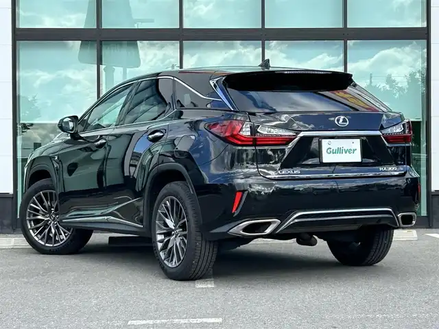 レクサス ＲＸ 300 Fスポーツ 和歌山県 2017(平29)年 5万km グラファイトブラックガラスフレーク 純正メーカーナビ/フルセグTV/バックカメラ/プリクラッシュセーフティー/ブラインドスポットモニター/ヘッドアップディスプレイ/レーダークルーズコントロール/レザーシート/パワーシート/ポジションメモリー/シートヒーター/シートエアベンチレーション/前後ドライブレコーダー/ビルトインETC/レーダー探知機/パワーバックドア/ステアリングヒーター/純正アルミホイール/トノカバー/三眼LEDヘッドライト/オートライト/オートマチックハイビーム